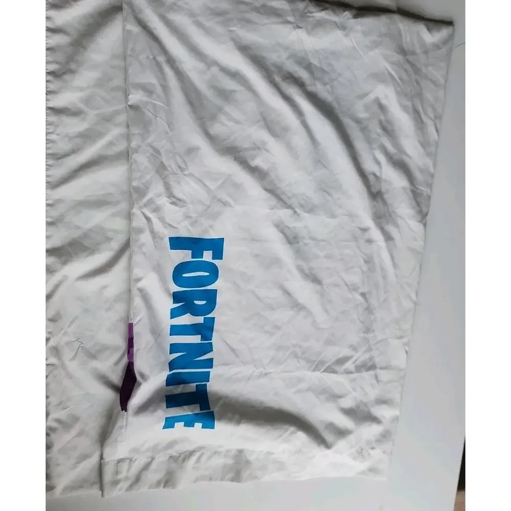 Fortnite Pillowcase Set 2 Blue Letters Purple Loot Llama Larry Gaming Bedding